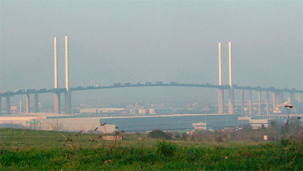 30 Minute Helicopter Tour of QE2 Bridge and Bluewater Image 1