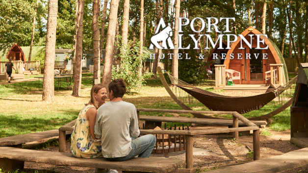 Pinewood Pod Stay for Up To Four with Safari at Port Lympne Hotel and Reserve in Lympne, Kent picture
