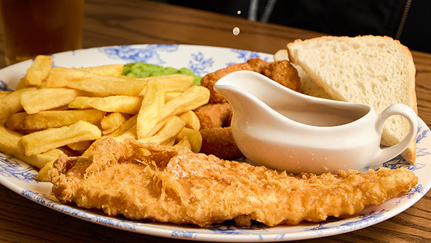 Fish and Chips Feast at a British Pub or Bar for Two Image 2