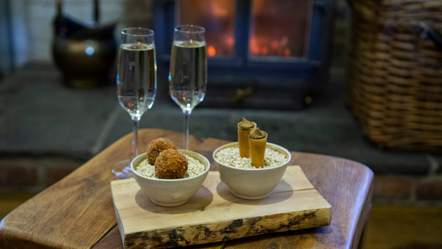 Four Course Dinner with Fizz for Two at Old Downton Lodge Image 2