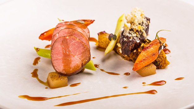 Three Course A La Carte Meal with Champagne at Fishmore Hall for Two Image 5