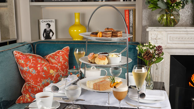 Champagne Afternoon Tea for Two at 5 Star Flemings Mayfair Hotel Image 1