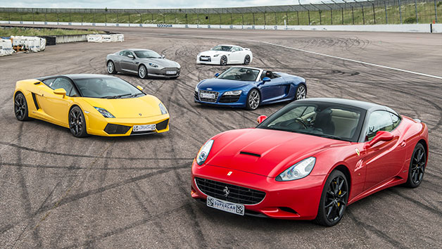 Five Supercar Driving Blast at a Top UK Race Track Image 1