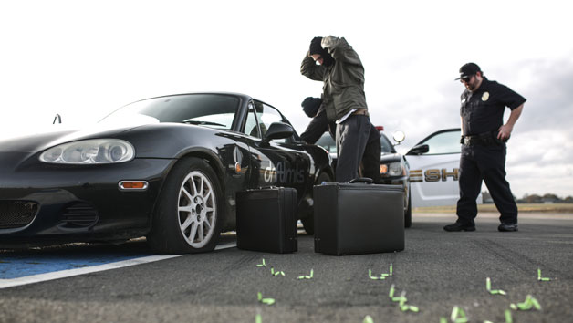 Immersive Police Pursuit Driving Experience in a Mazda MX5 Image 2