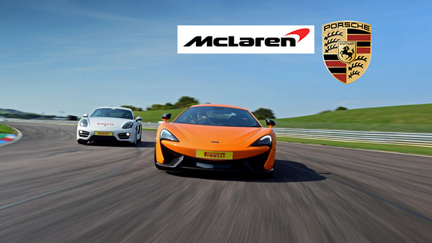 McLaren 570S and Porsche Driving at Thruxton Image 1