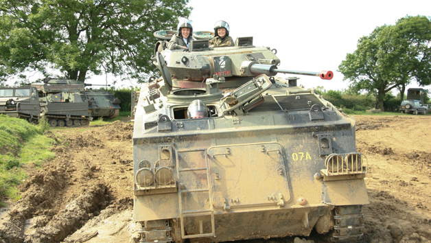 Tank Driving Experience For An Adult And Child