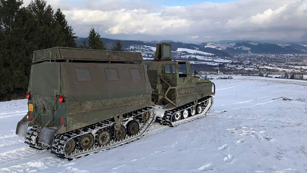 Military Driving Experience in an Alvis Spartan and Volvo BV202 for One Adult and One Child Image 5