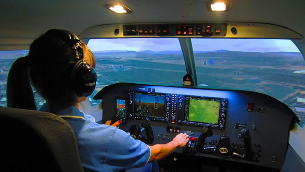 One Hour Piper PA28 Cherokee Flight Simulator Experience for One Image 3