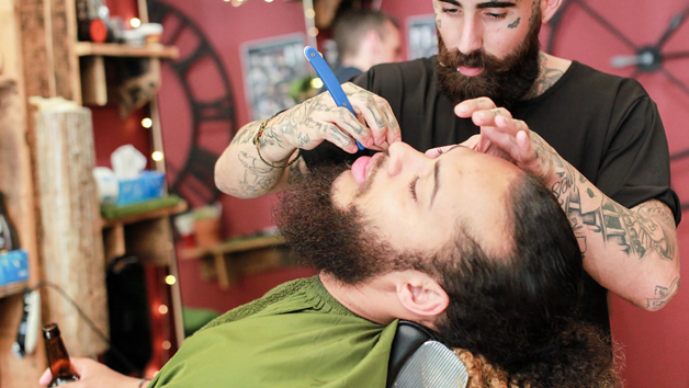 Click to view details and reviews for Mens Haircut And Wash With Cut Throat Razor Wet Shave At Headcase Barbers For One.