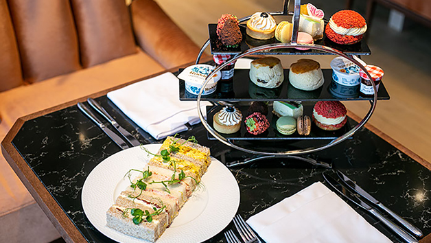 Buy Afternoon Tea with Champagne or Gin at The Lowry Hotel for Two