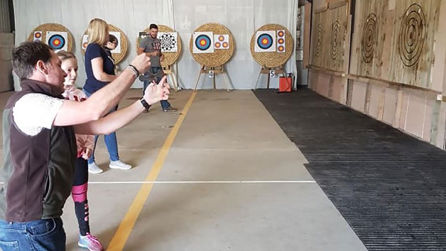 Axe Throwing Adults at Aim Country Sports for Two Image 2