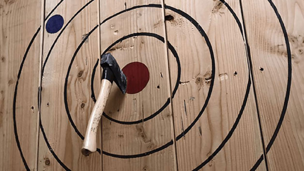 Axe Throwing Adults at Aim Country Sports for Two Image 3