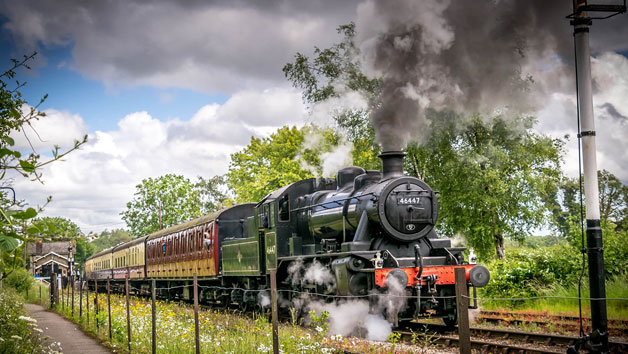 Steam Train Ride for Two on the East Somerset Railway with Cream Tea in the Whistlestop Cafe Image 1