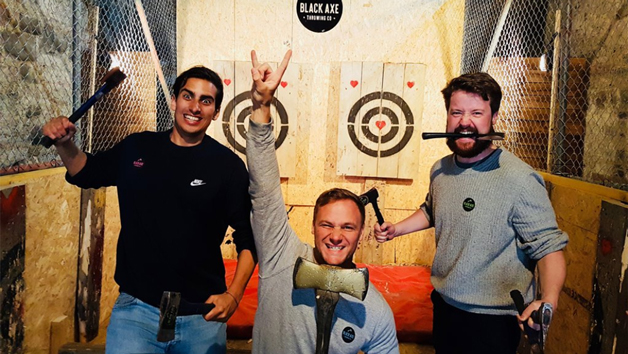 Axe Throwing for Four People at Black Axe Throwing Co Image 3