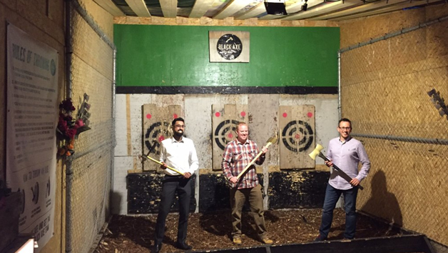 Axe Throwing for Four People at Black Axe Throwing Co Image 4