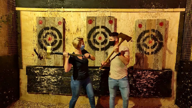 Axe Throwing for Four People at Black Axe Throwing Co Image 2