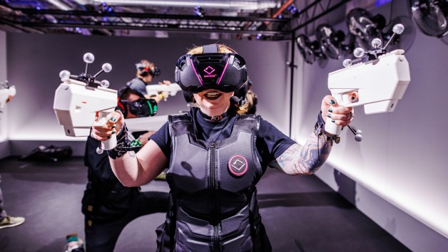 Sandbox VR for Two with Robotic Bartender Cocktail Each picture