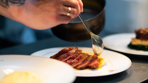 Five Course Meal and Wine Flight for Two at Marco Pierre White London Steakhouse Co. picture