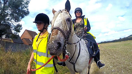 Horse Riding and Lunch in Bedfordshire for One