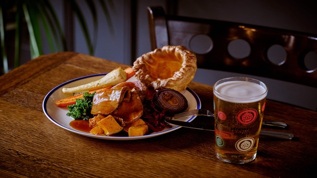 Sunday Roast with a Pint at Brewhouse and Kitchen for Two Image 1