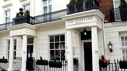 Click to view details and reviews for Hotel Escape With Dinner For Two At Tophams Hotel.