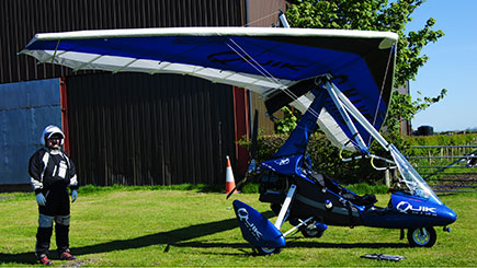 Extended Fixed Wing Microlight Flying in Lancashire Image 2