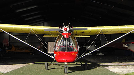 Fixed Wing Microlight Flying in Lancashire