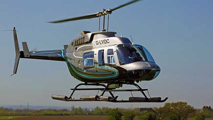 12 Mile Helicopter Pleasure Flight for Two in Gwent