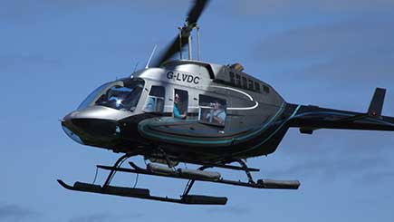 12 Mile Helicopter Pleasure Flight for Two  in Manchester