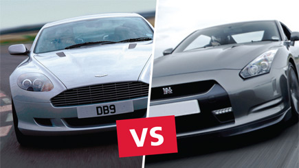 Aston Martin versus Nissan GT-R Driving Experience