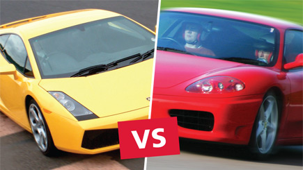 Lamborghini versus Ferrari Driving Thrill Image 1