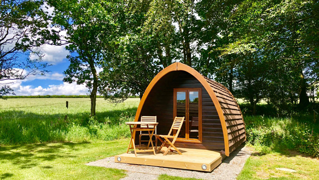 One Night Stay in a Camping Pod for Two in Devon Image 1