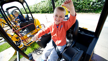 Day At Diggerland In County Durham