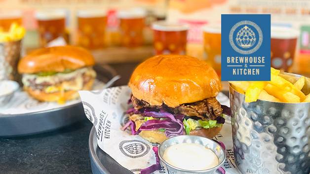 Six Beer Tasting Board and Burger for Two at Brewhouse & Kitchen picture
