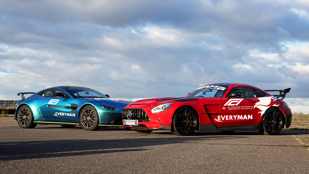 Safety Car Driving Experience with AMG GTR Merc vs New Aston V8 Vantage Image 1