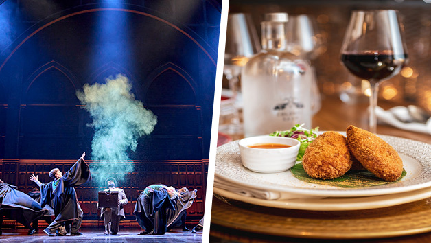 Two Courses with Fizz at Colonel Saab and Harry Potter and the Cursed Child Theatre Tickets for Two People Image 1