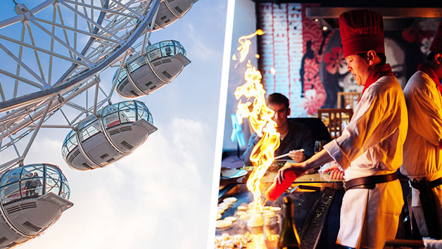 The Lastminute.com London Eye Tickets and Teppanyaki Experience at Benihana Covent Garden for Two Image 1