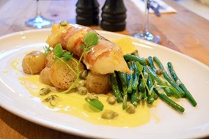 Three Course Meal with a Bottle of Wine at The Last Inn for Two picture