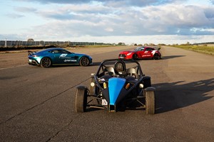 AMG GTR Merc vs New Aston V8 Vantage Safety Car Driving Experience picture