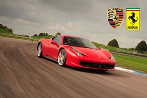 Ferrari 458 vs Alpine Driving Experience at Thruxton picture