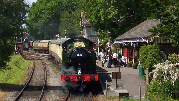 East Somerset Railway Steam Train Trip with Cream Tea for Two