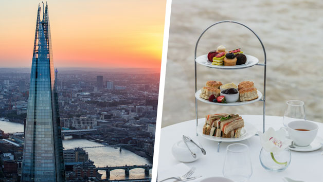 Bateaux Afternoon Tea Cruise and The View from the Shard for Two