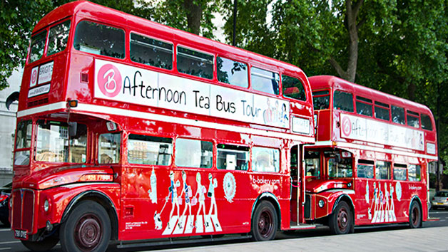 B Bakery Afternoon Tea and London Bus Tour for Two
