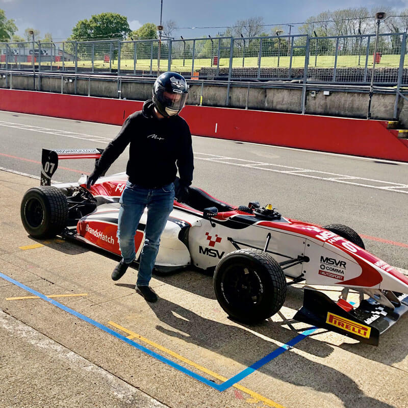 F4 Single Seater Driving Experience at Brands Hatch for One