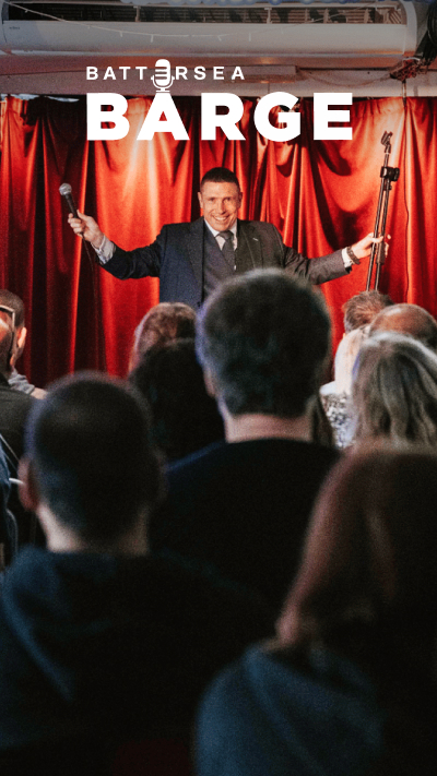 Comedy Show with Pizza and Drinks at Battersea Barge for Two collection picture