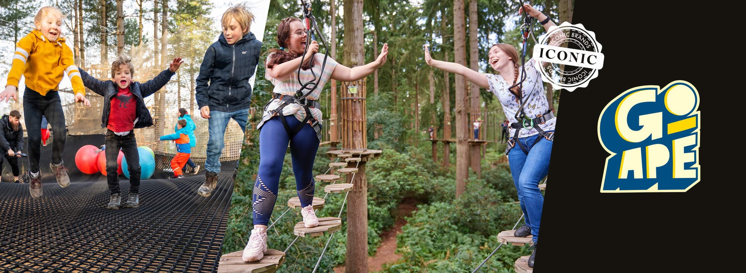 Go Ape experiences available at Red Letter Days