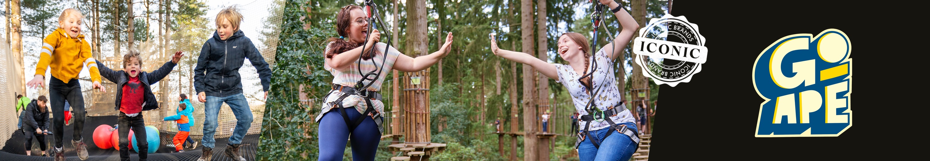 Go Ape experiences available at Red Letter Days