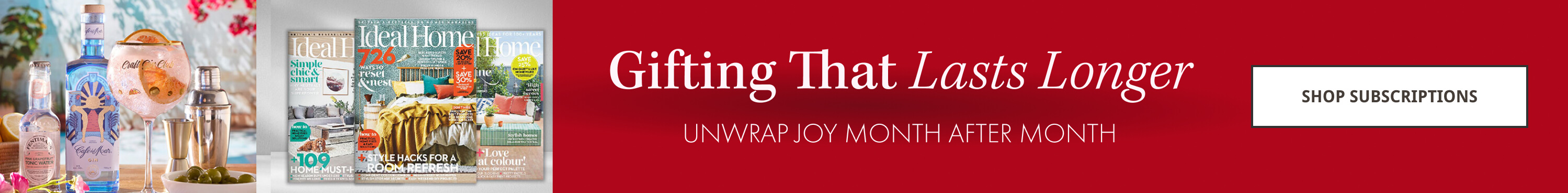 Gifts that last longer - Shop Subscriptions