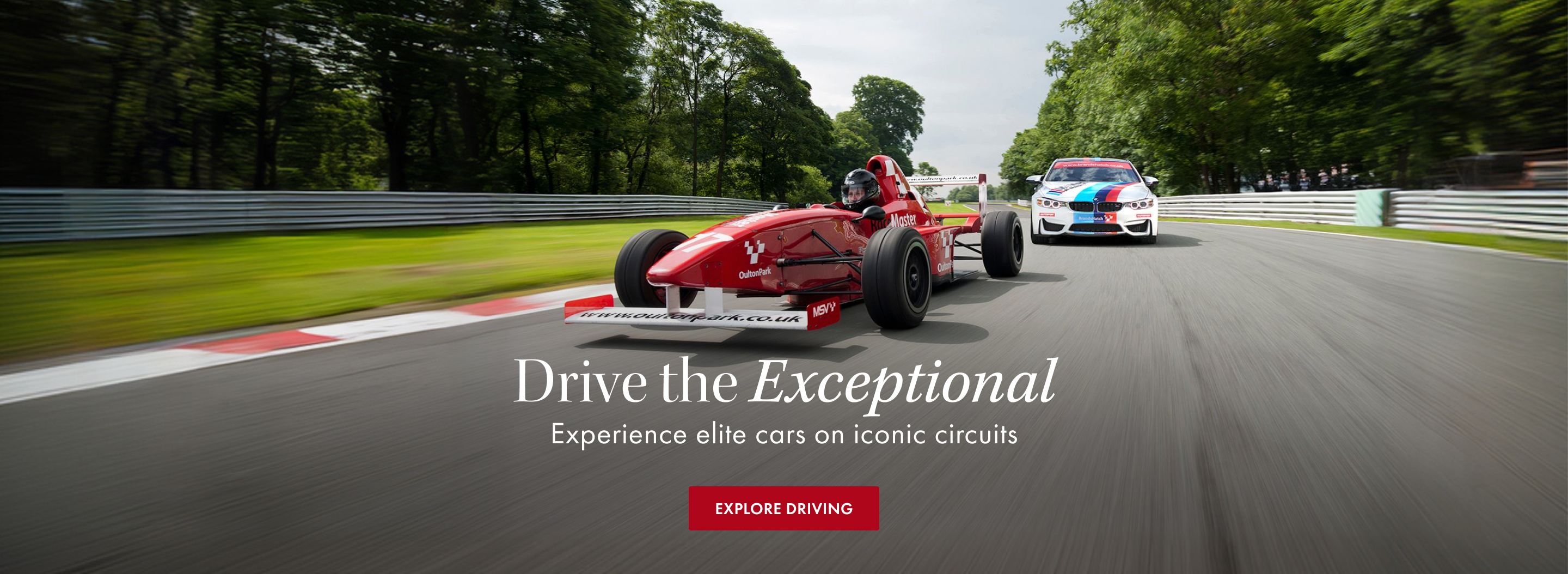 Drive the Exceptional - Experience elite cars on iconic circuits - Explore driving
